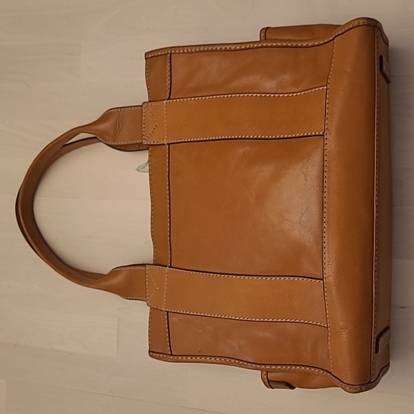 EUC Y2K Micheal Kors Brown Leather Tote/Shoulder Bag with Silver Hardware - Picture 5 of 17